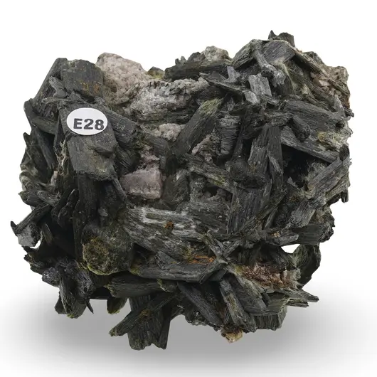 Epidot A+ in matrita, cristal unicat E28