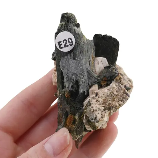 Epidot A+ in matrita, cristal unicat E29, imagine 3