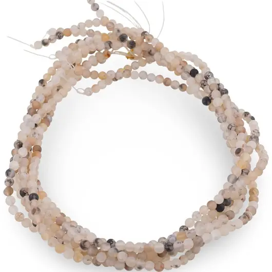 Sirag Agat dragon veins sfere 4mm mate, 36-37cm