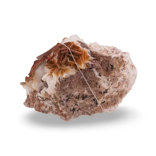 Barita cu vanadinit cristal unicat, B3, imagine 2