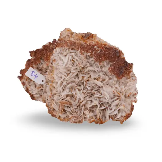 Barita cu vanadinit cristal unicat, B4