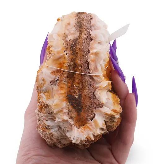 Barita cu vanadinit cristal unicat, B5, imagine 3