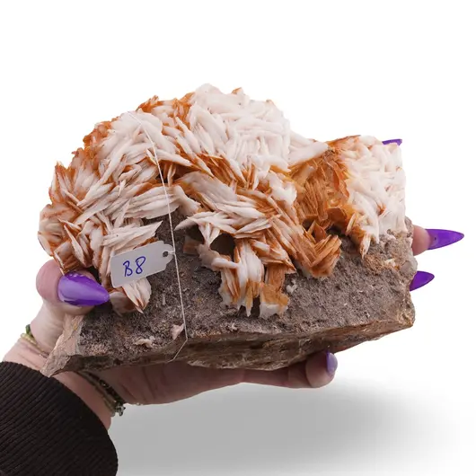 Barita cu vanadinit cristal unicat, B8, imagine 3