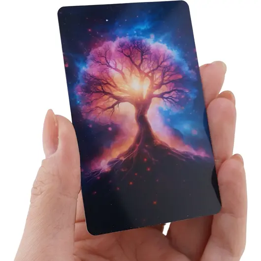 Card amuleta Copacul Cosmic si Mandala Energiei Interioare, imagine 3
