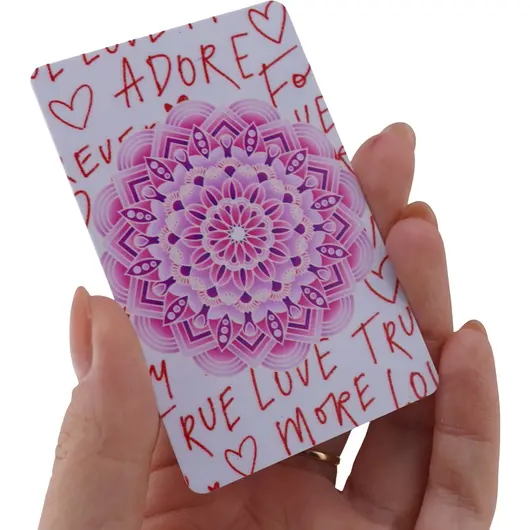 Card amuleta Mandala Iubirii pentru dragoste adevarata, imagine 3