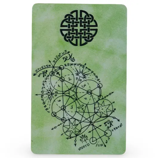 Card amuleta Sigiliul Prosperitatii si al Geometriei Sacre, imagine 2
