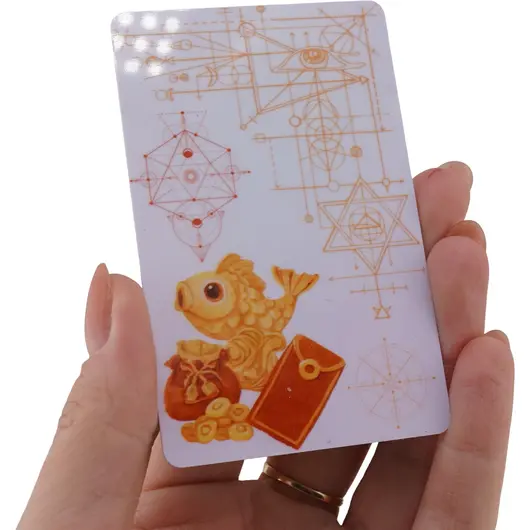 Card amuleta Sigiliul Prosperitatii si al Geometriei Sacre, imagine 3