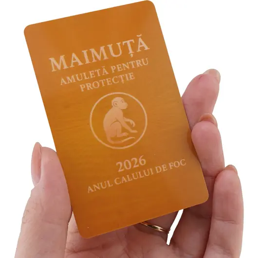 Card Feng Shui zodia Maimuta, amuleta pentru protectie in anul Calului de Foc, 2026, imagine 3