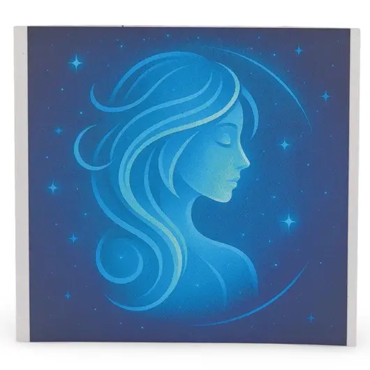 Abtibild sticker cu zodia FECIOARA, 51mm