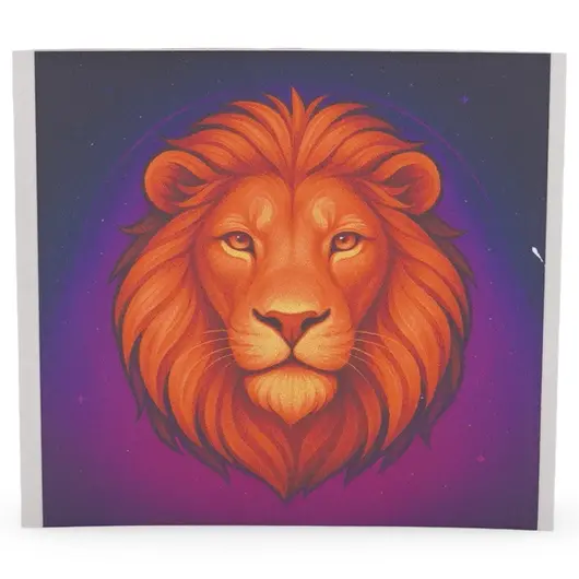 Abtibild sticker cu zodia LEU, 51mm