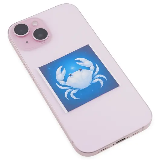 Abtibild sticker cu zodia RAC, 51mm, imagine 2