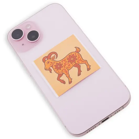 Abtibild sticker Feng Shui cu zodia Capra pentru crestere si evolutie personala, imagine 2