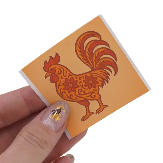 Abtibild sticker Feng Shui cu zodia Cocos pentru crestere si evolutie personala, imagine 3