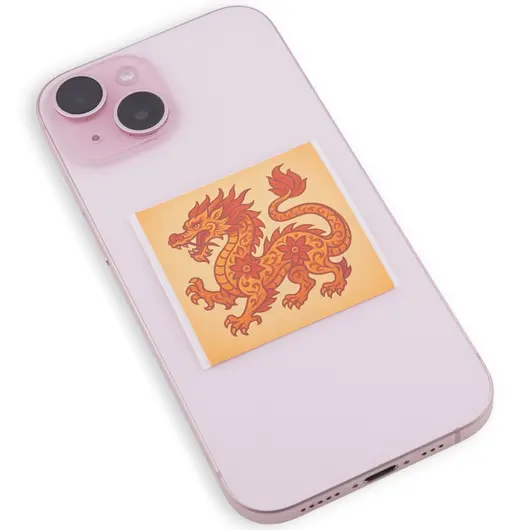 Abtibild sticker Feng Shui cu zodia Dragon pentru crestere si evolutie personala, imagine 2