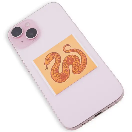 Abtibild sticker Feng Shui cu zodia Sarpe pentru crestere si evolutie personala, imagine 2