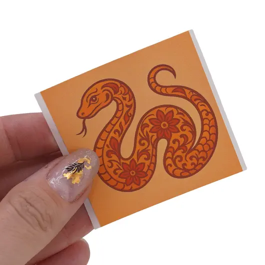 Abtibild sticker Feng Shui cu zodia Sarpe pentru crestere si evolutie personala, imagine 3