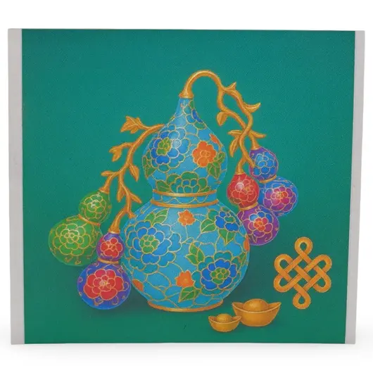 Abtibild sticker Feng Shui WU LOU pentru vitalitate si longevitate