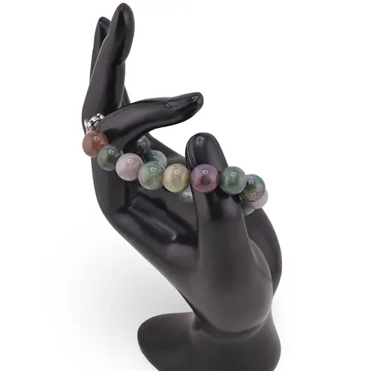 Bratara Agat indian sfere 10mm, imagine 2