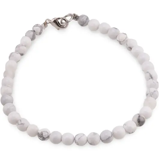 Bratara Howlit sfere 4mm