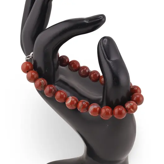 Bratara Jasp rosu sfere 8mm, imagine 2