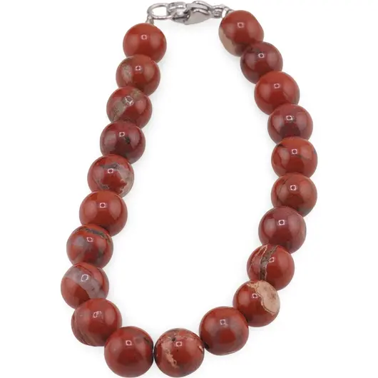 Bratara Jasp rosu sfere 8mm