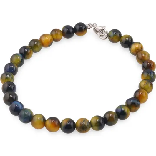 Bratara Ochi de pisica si Ochi de soim sfere 6mm