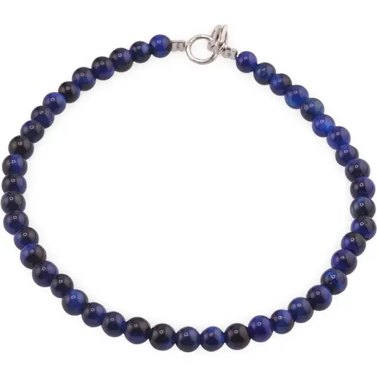 Bratara Ochi de tigru albastru sfere 4mm