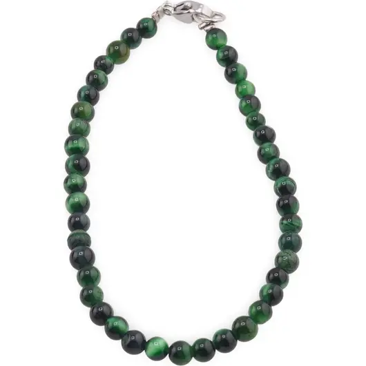 Bratara Ochi de tigru verde sfere 4mm