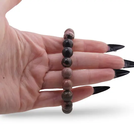 Bratara Rodonit sfere 10mm, imagine 3