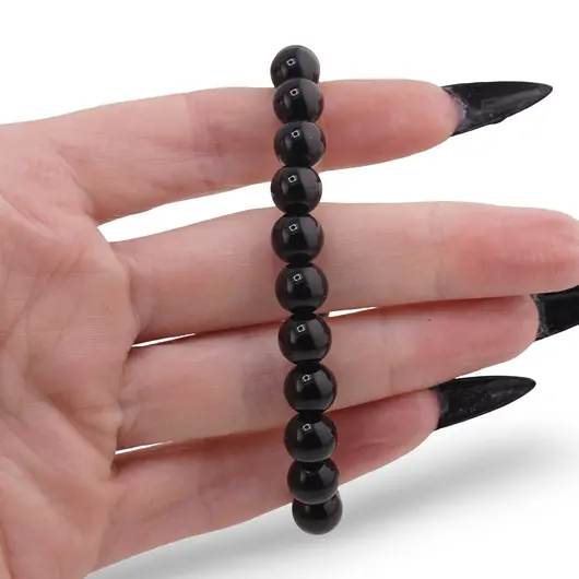 Bratara Turmalina neagra sfere 8mm, imagine 3