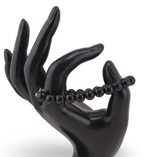 Bratara Turmalina neagra sfere 8mm, imagine 2