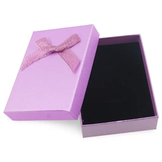 Cutie pentru cadou dreptunghiulara mov, 9x7cm, imagine 4