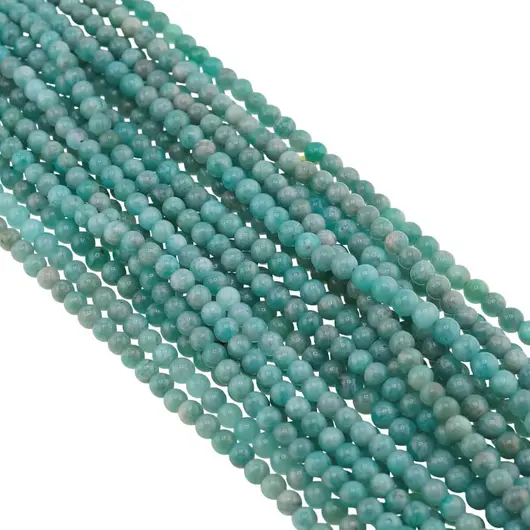 Sirag Amazonit Rusia sfere 4mm, 38-39cm, imagine 2