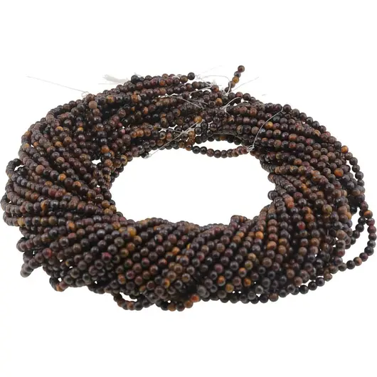 Sirag Mix Ochi de tigru si Ochi de taur sfere 4mm, 37-38cm