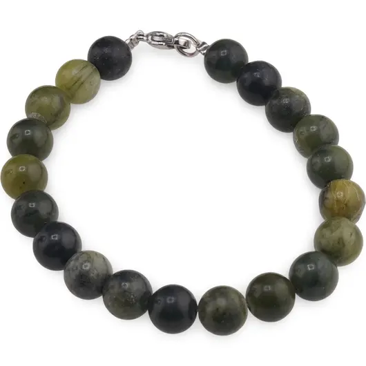 Bratara Jad nefrit sfere 8mm