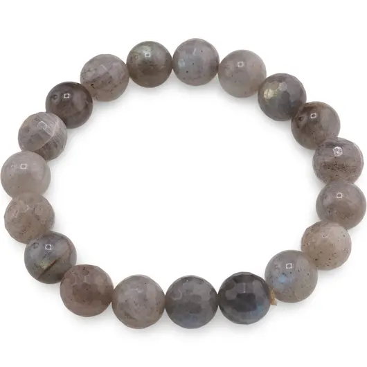 Bratara Labradorit sfere fatetate 10mm