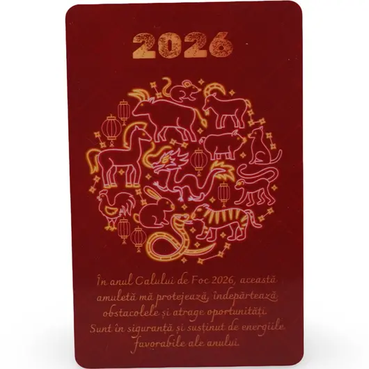 Card Feng Shui zodia Iepure, amuleta pentru sustinerea energiilor favorabile in anul 2026, imagine 2