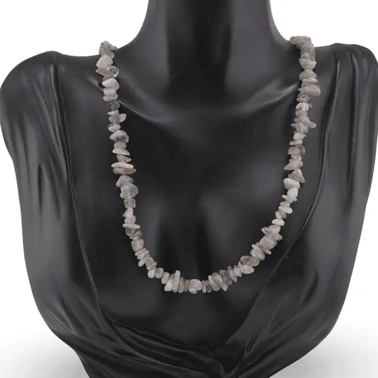 Colier Labradorit chips 6-12mm, imagine 2