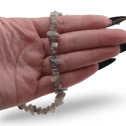 Colier Labradorit chips 6-12mm, imagine 3