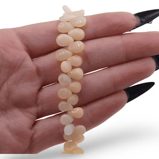 Colier Opal de foc briolete 7-8mm si argint 925, imagine 3