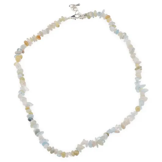 Colier pietre neuniforme Berile, 6-8mm