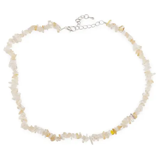 Colier pietre neuniforme Citrin, 6-8mm