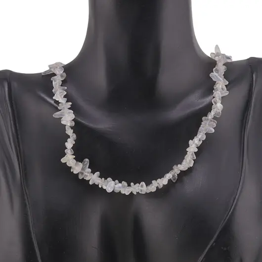 Colier pietre neuniforme Labradorit, 6-8mm, imagine 3