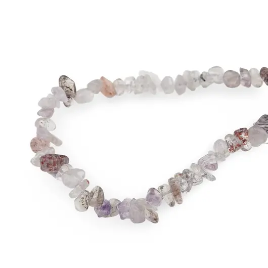 Colier pietre neuniforme Super Seven, 6-8mm, imagine 2