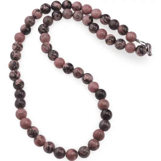 Colier Rodonit sfere 8mm