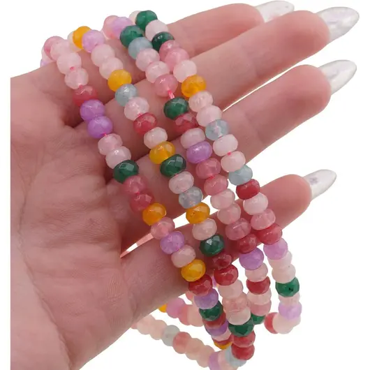 Sirag Agat multicolor discuri fatetate 6mm, 36cm, imagine 3