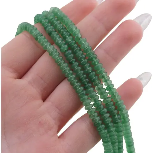 Sirag Aventurin rondele 4-5mm, 37cm, imagine 3