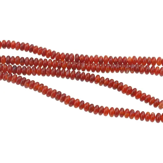 Sirag Carneol rondele 4-5mm, 38-39cm, imagine 2