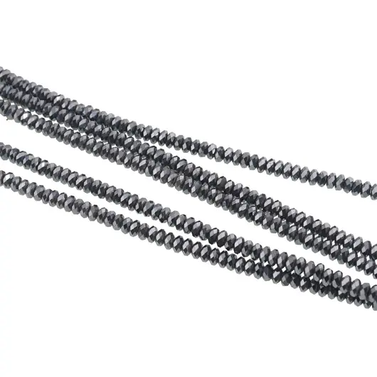 Sirag Hematit discuri fatetate 4mm, 40cm, imagine 2