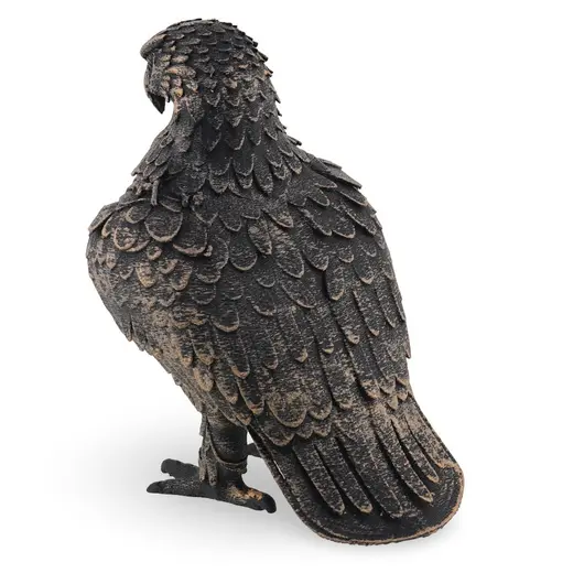 Statueta Vultur gravata si antichizata manual - 14cm, imagine 2